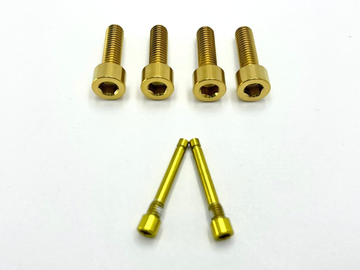 220mm Rotor Titanium Caliper Bolt Kit for Surron, Talaria, Segway (30mm bolts)