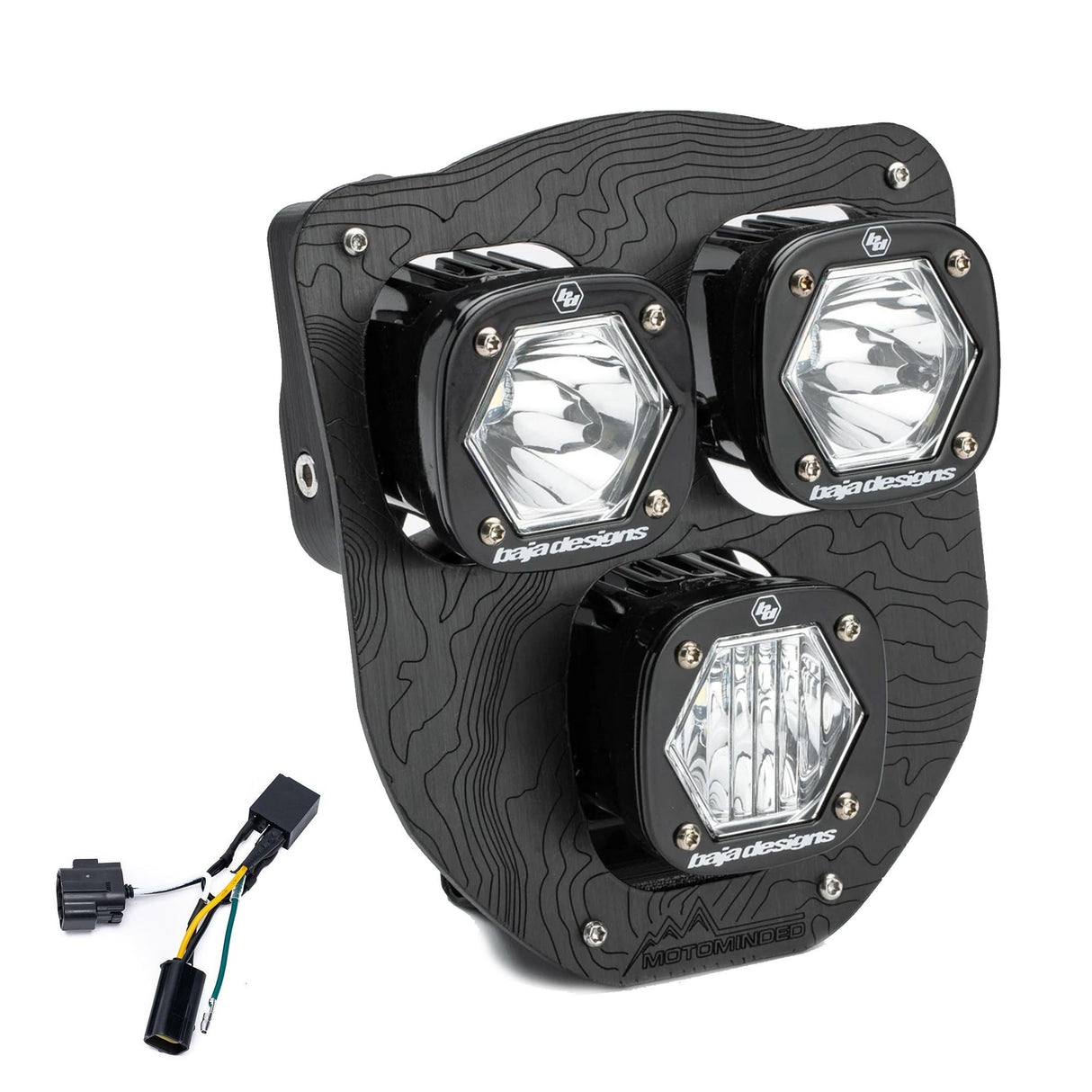 Husqvarna Triple S1 Hydra (D/C) LED Headlight Kit 2024-2025 Husqvarna FE, TE Baja Designs