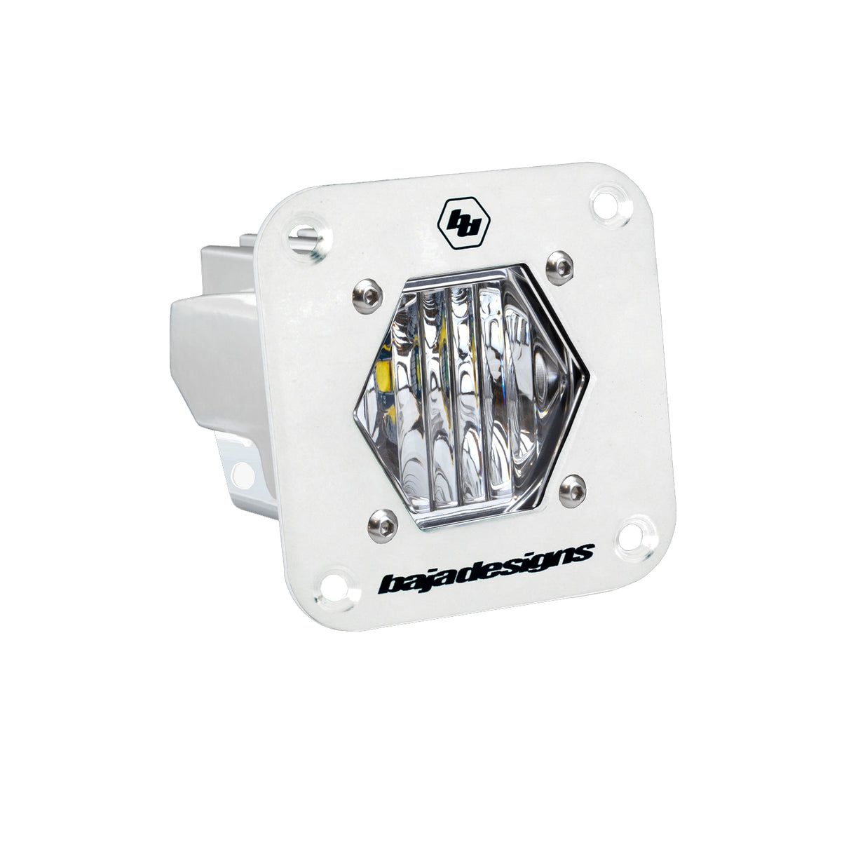 S1 White Flush Mount LED Auxiliary Light Pod - Universal Baja Designs