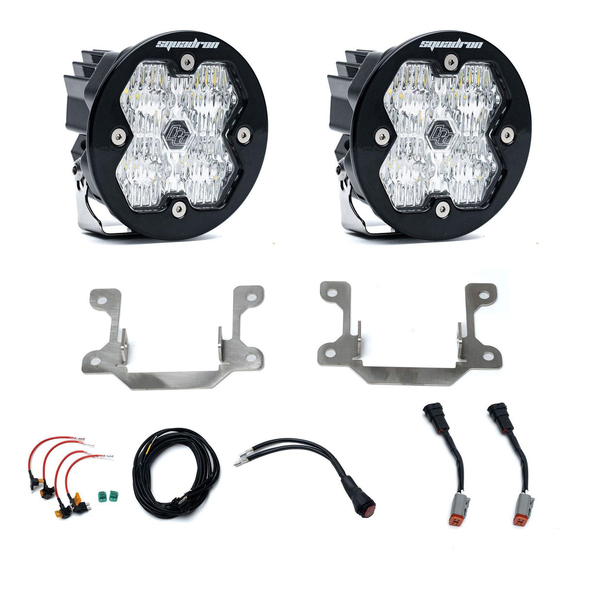 Squadron 2.0 Sport Fog Pocket Light Kit Ram 2019-25 2500/3500 Big Horn Baja Designs