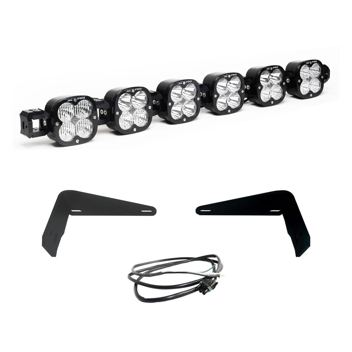 XL Pro Linkable Sport Bumper Light Kit 21-26 Bronco 22-26 Bronco Raptor w/ OE Steel Bumper (Multi-Pattern Clear Upfitter