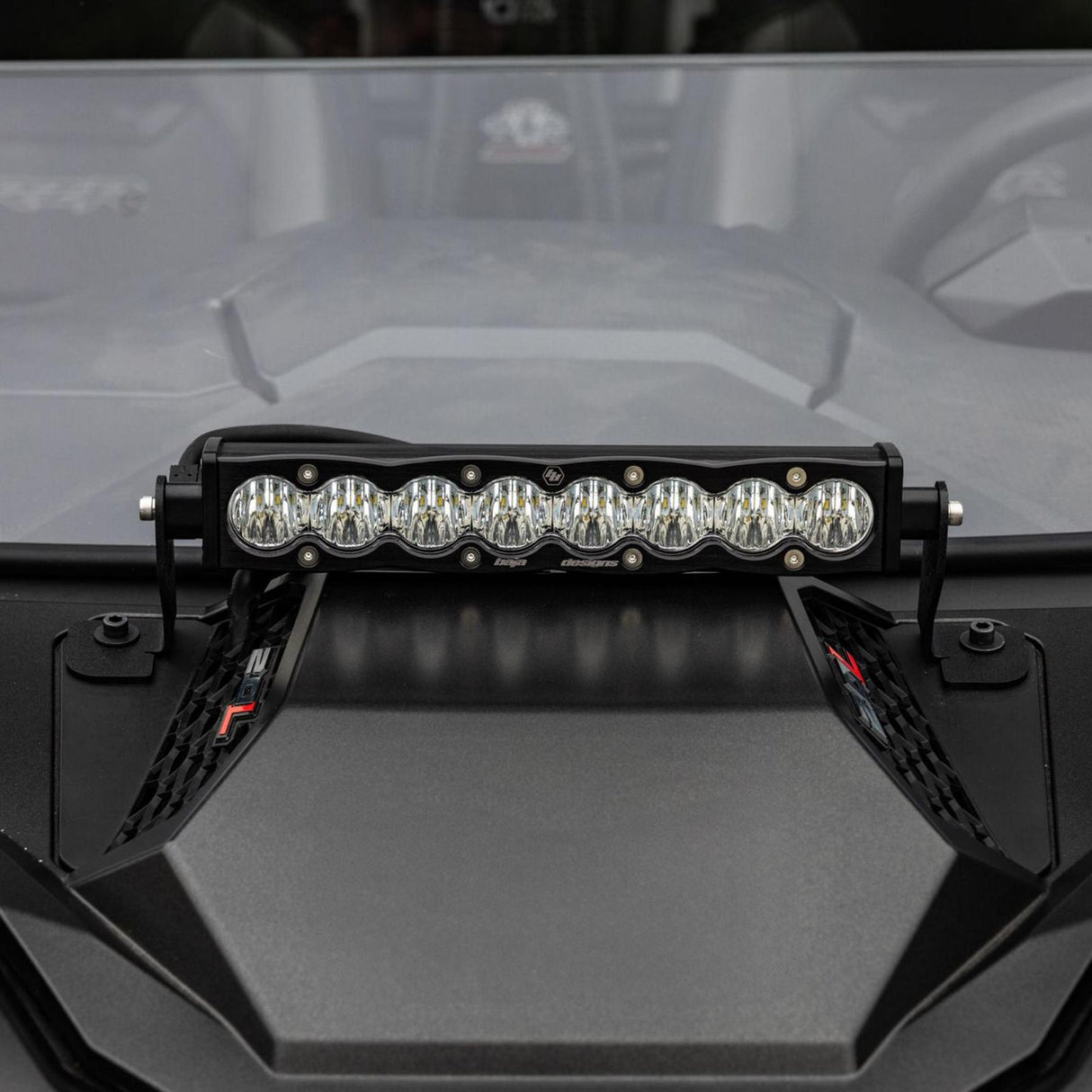 S8 10 Inch Light Bar Hood Mount Kit Polaris 2025 RZR ProR; ProS; ProXP, Baja Designs