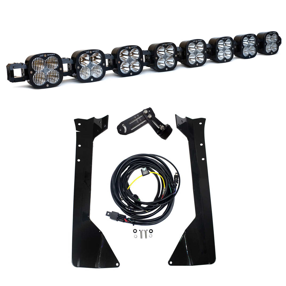 Jeep JK XL Linkable Roof Bar Kit 07-16 Wrangler JK Baja Desgins