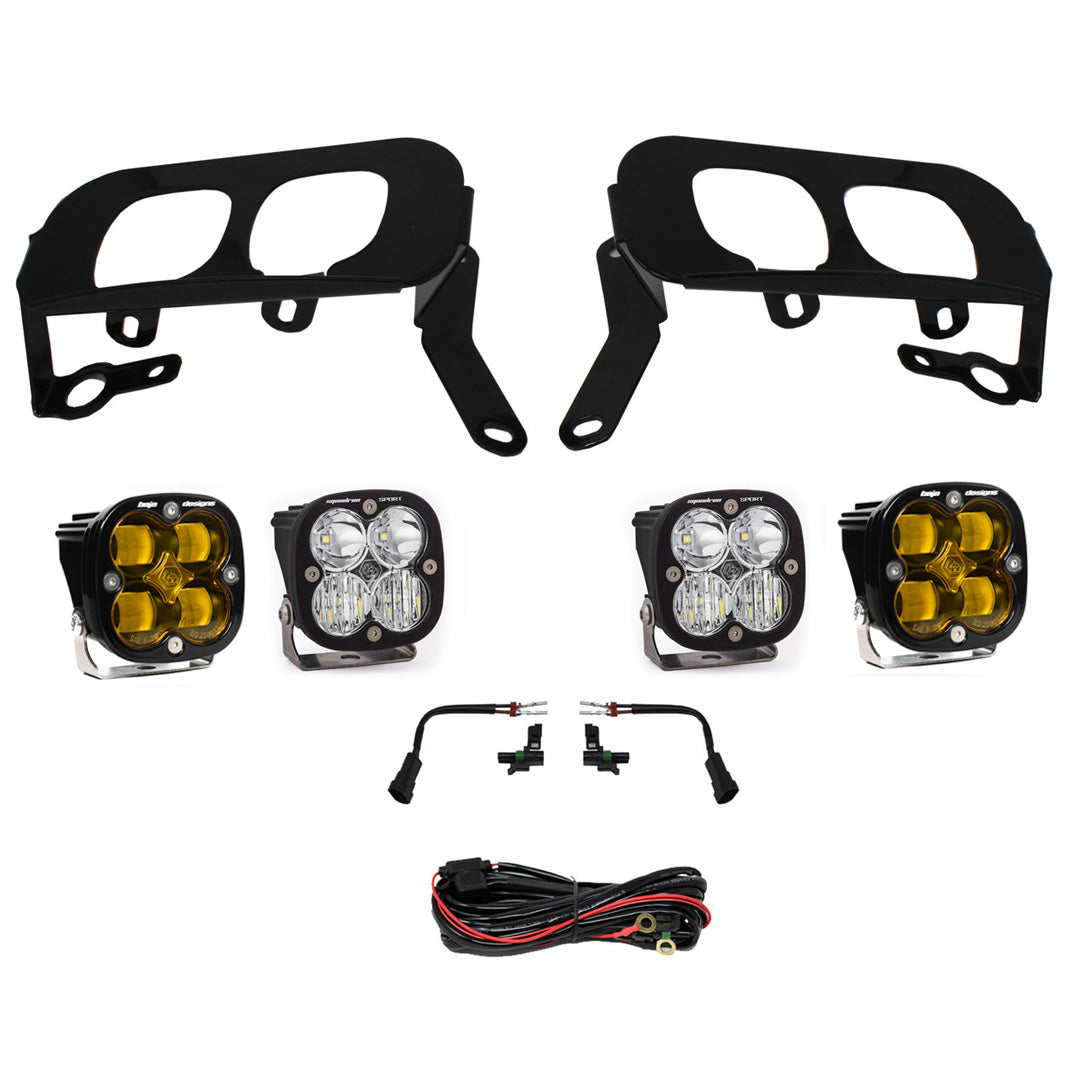 Silverado 1500 Fog Pocket Kit 14-15 FPK, SAE W/C & Sport D/C Baja Designs