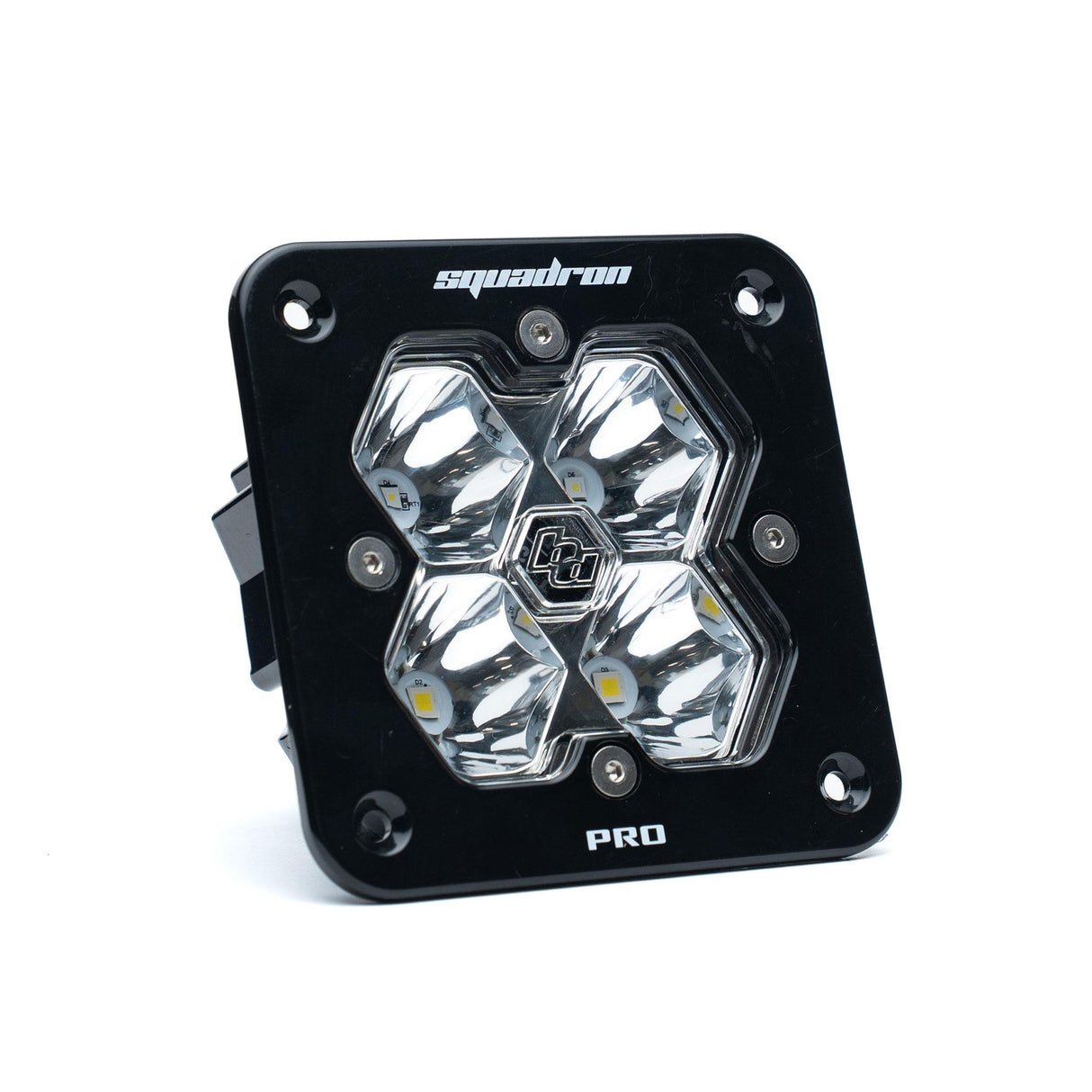 Squadron 2.0 Pro Black Flush Mount LED Auxiliary Light Pod Kit - Universal Baja Designs