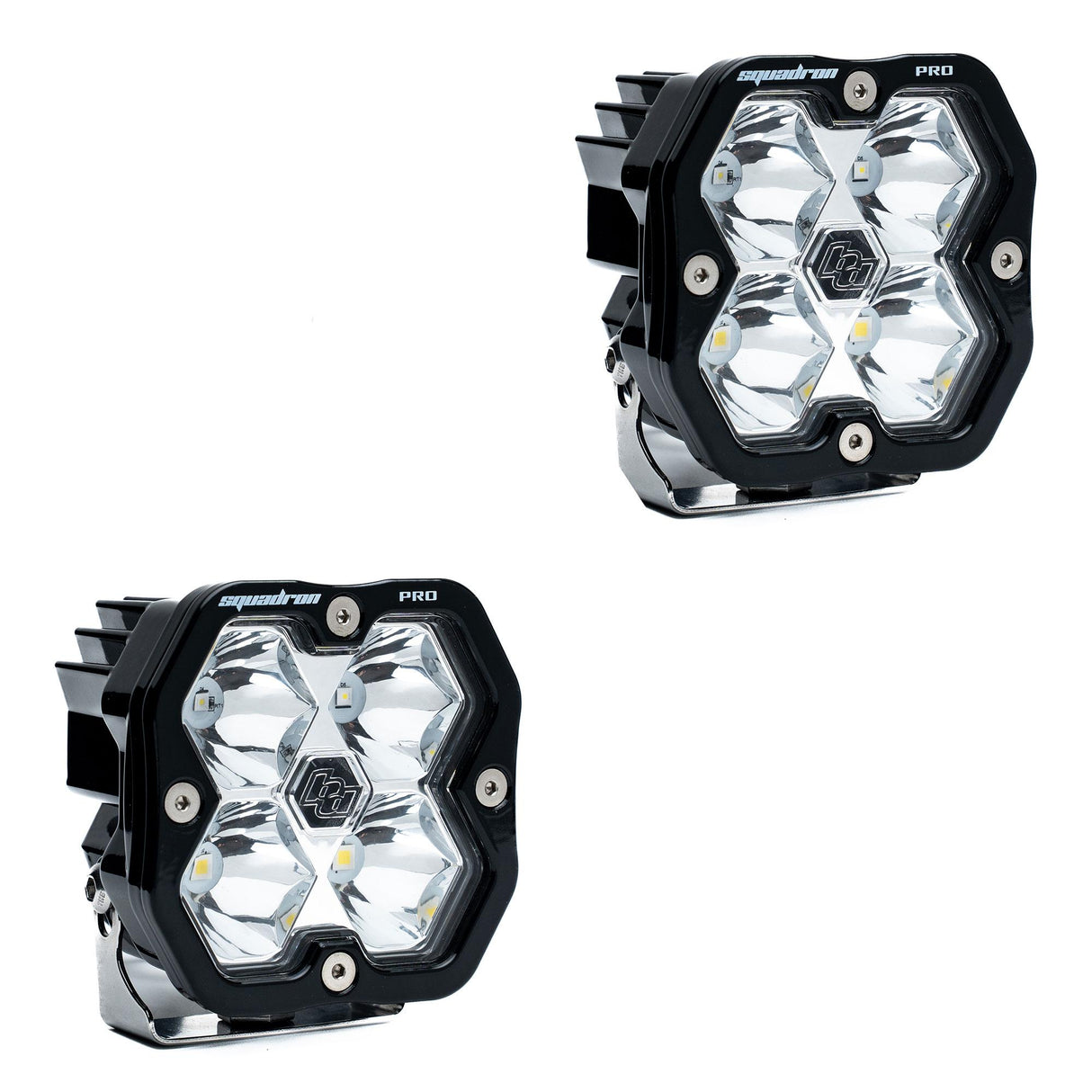 Squadron 2.0 Pro Black LED Auxiliary Light Pod Kit (No Harness) - Universal Baja Designs
