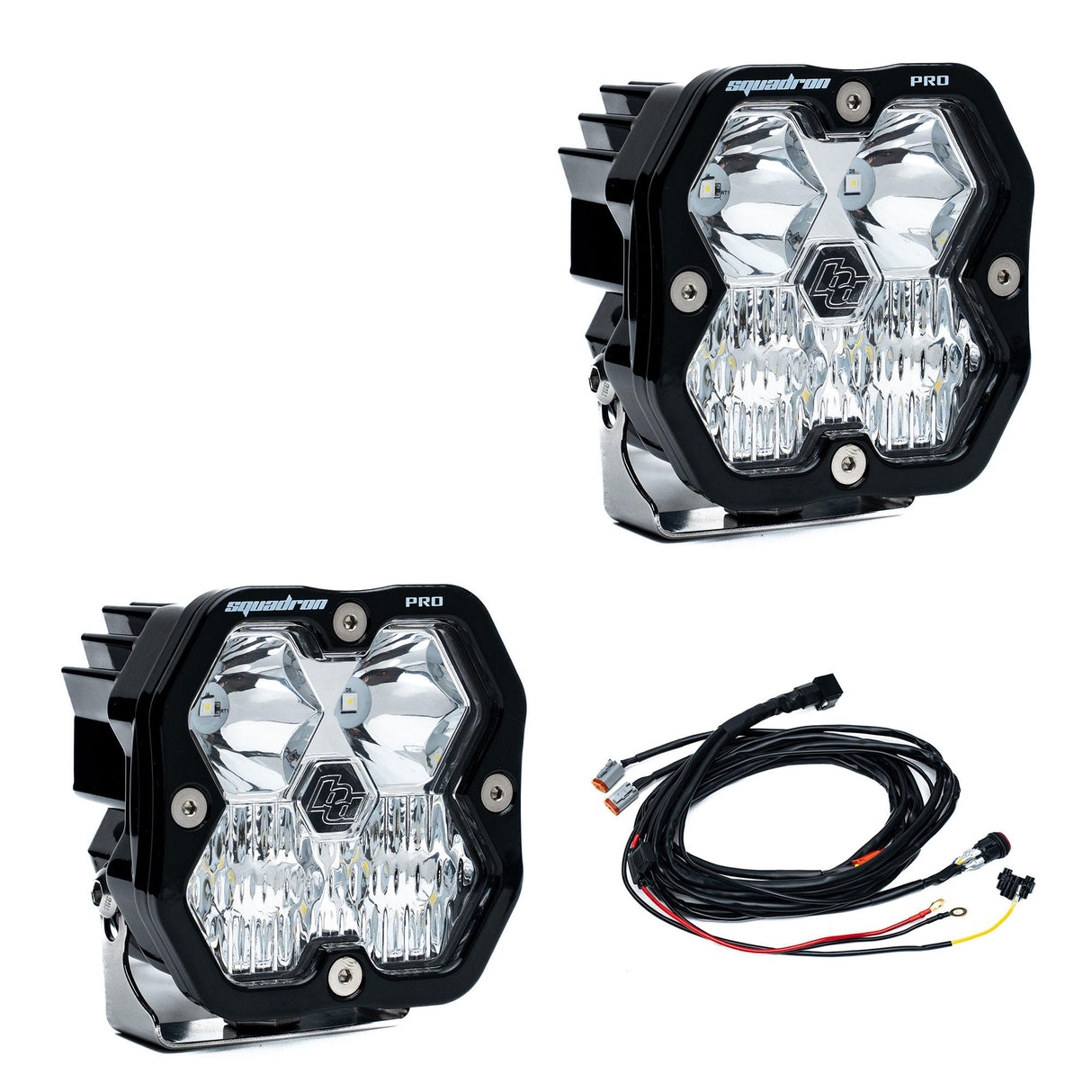 Squadron 2.0 Pro Black LED Auxiliary Light Pod Kit - Universal Baja Designs