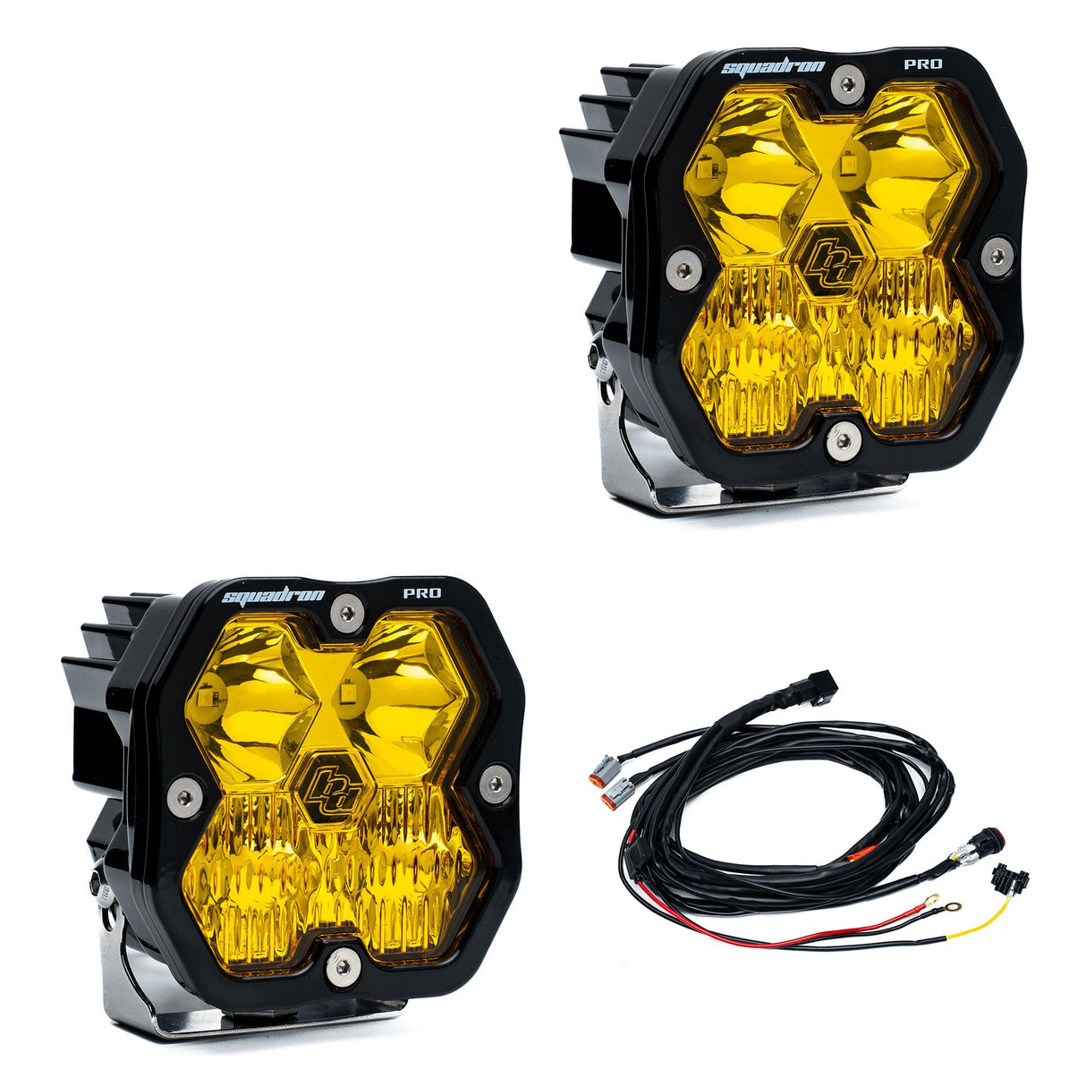 Squadron 2.0 Pro Black LED Auxiliary Light Pod Kit - Universal Baja Designs