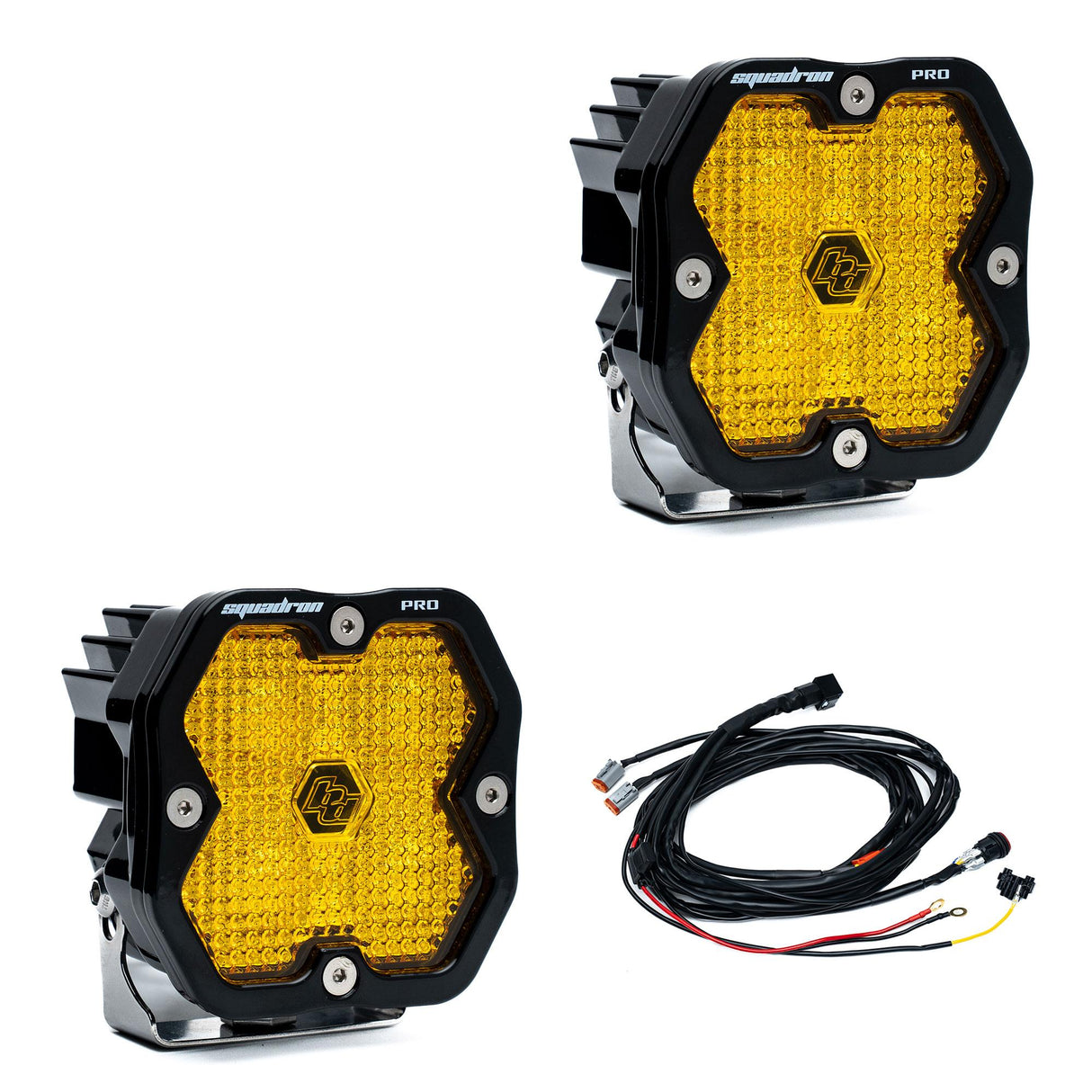 Squadron 2.0 Pro Black LED Auxiliary Light Pod Kit - Universal Baja Designs