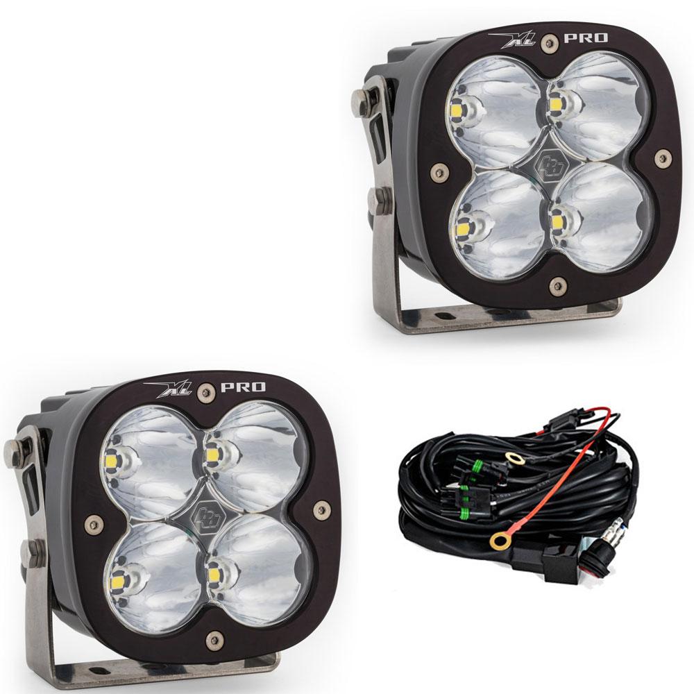 XL Pro Black LED Auxiliary Light Pod Pair - Universal Baja Designs
