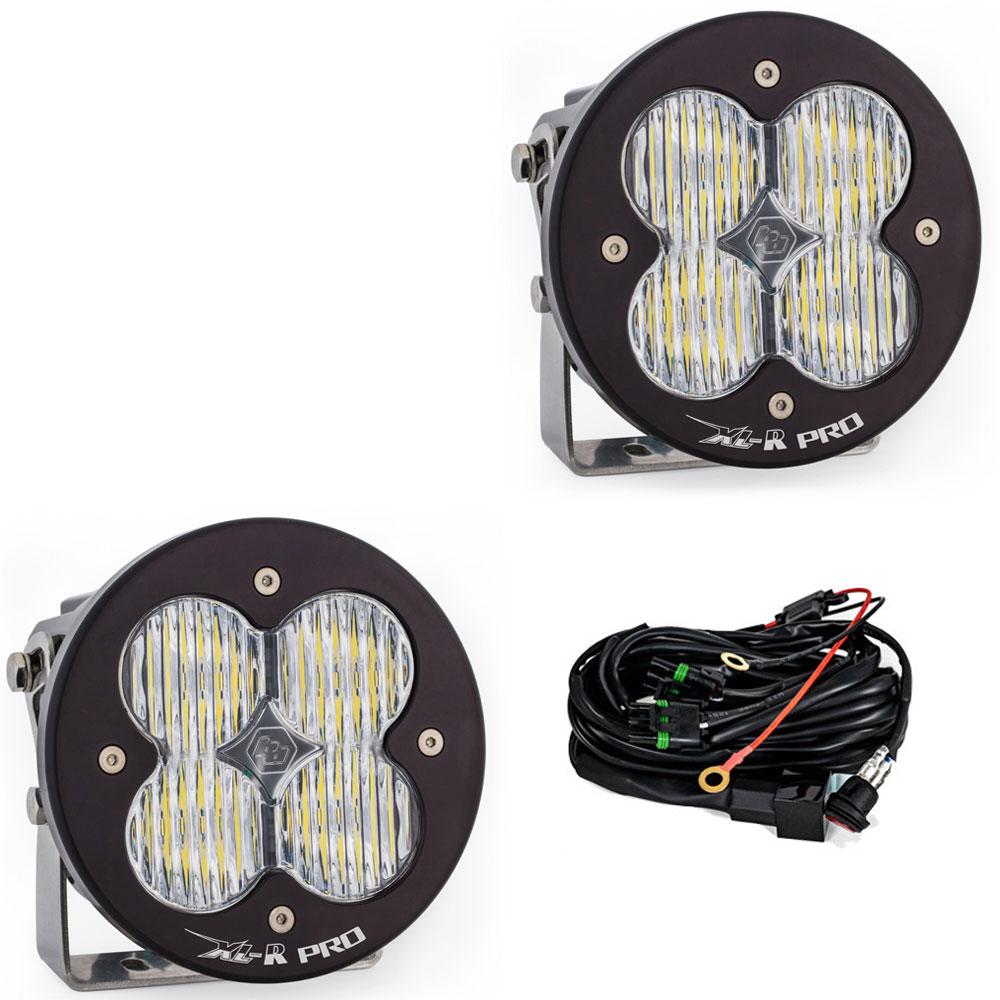 XL-R Pro Black LED Auxiliary Light Pod Pair - Universal Baja Designs
