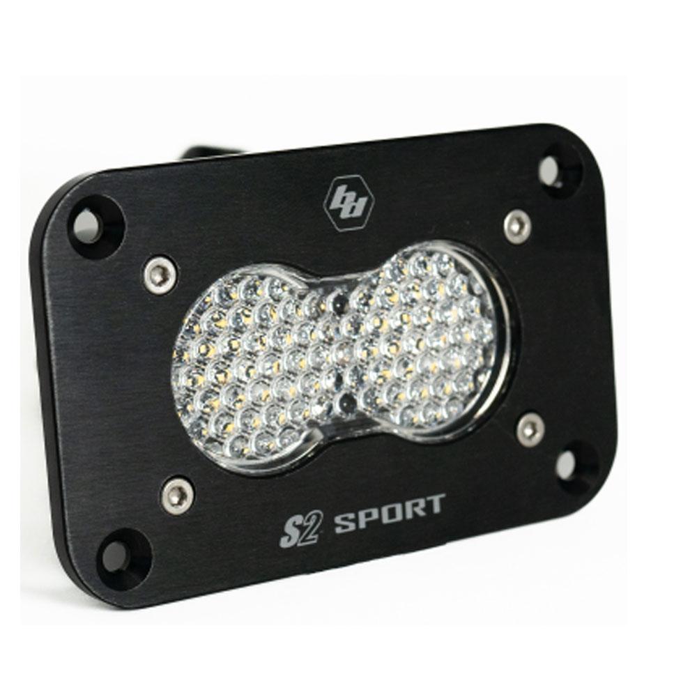S2 Sport Black Flush Mount LED Auxiliary Light Pod - Universal Baja Designs (Alt 1)
