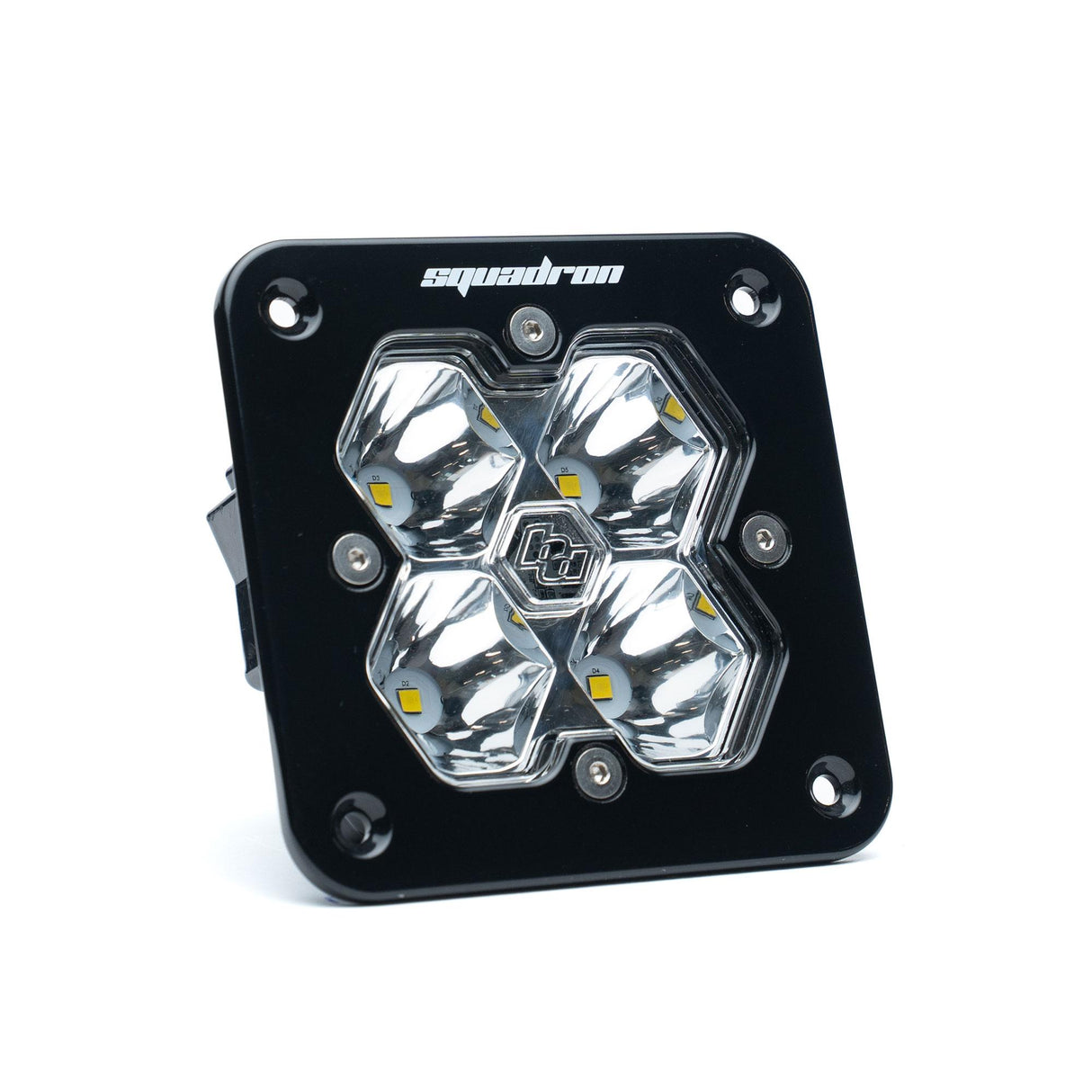 Squadron 2.0 Sport Black Flush Mount LED Auxiliary Light Pod Kit - Universal Baja Designs