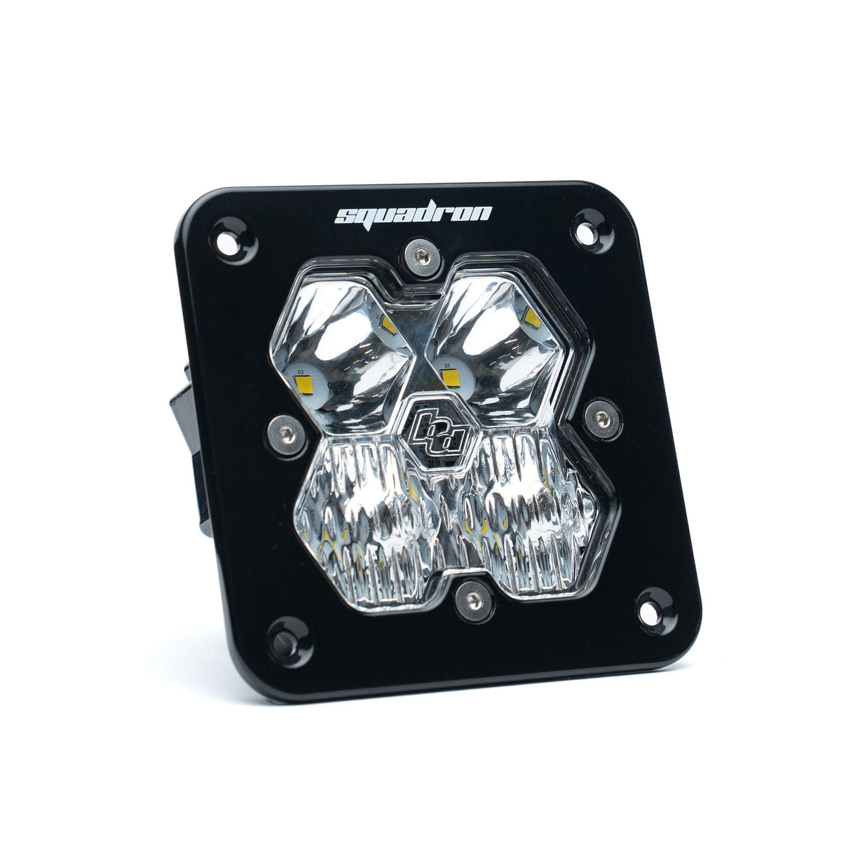 Squadron 2.0 Sport Black Flush Mount LED Auxiliary Light Pod Kit - Universal Baja Designs