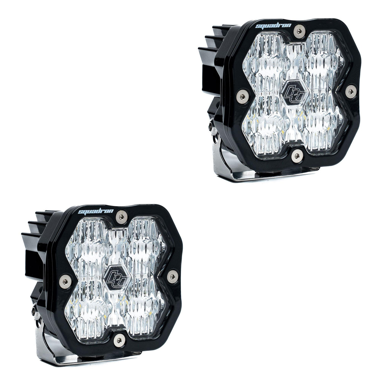 Squadron 2.0 Sport Black LED Auxiliary Light Pod Kit (No Harness) - Universal Baja Designs