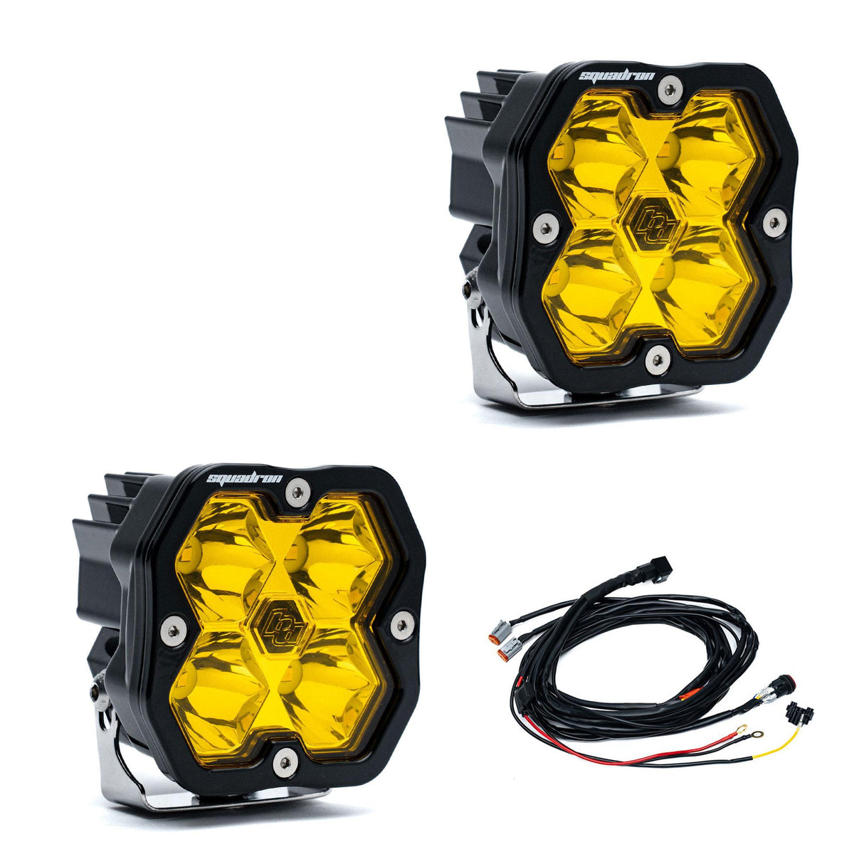 Squadron 2.0 Sport Black LED Auxiliary Light Pod Kit - Universal Baja Designs