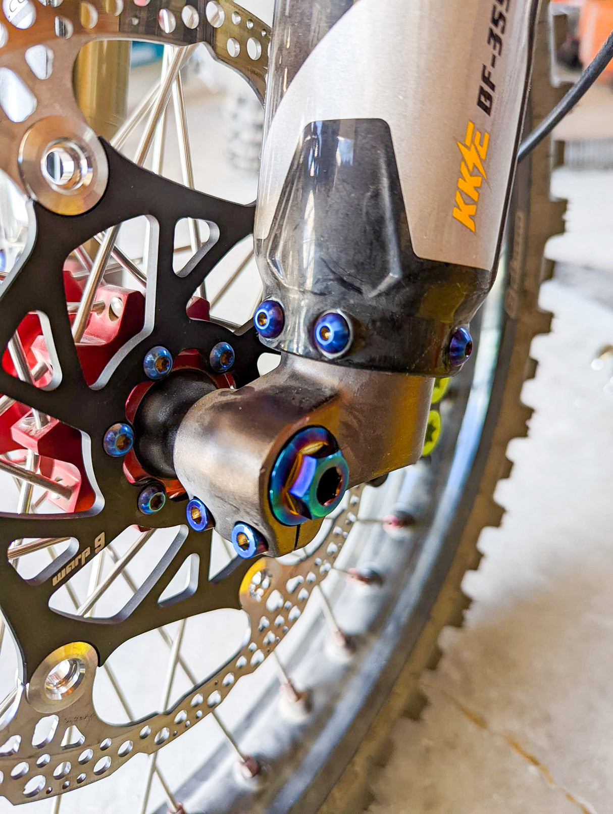 Titanium Fork Bolts - Warp 9