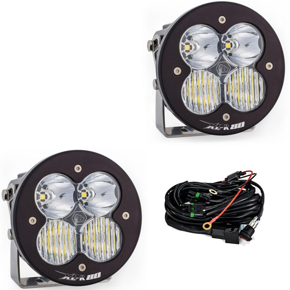 XL-R Black LED Auxiliary Light Pod Pair - Universal Baja Designs