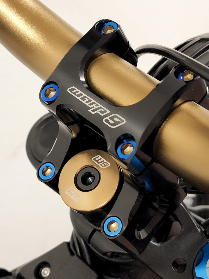 Surron Light Bee/Talaria Sting Bar Mount Titanium Bolt Kit By Warp 9