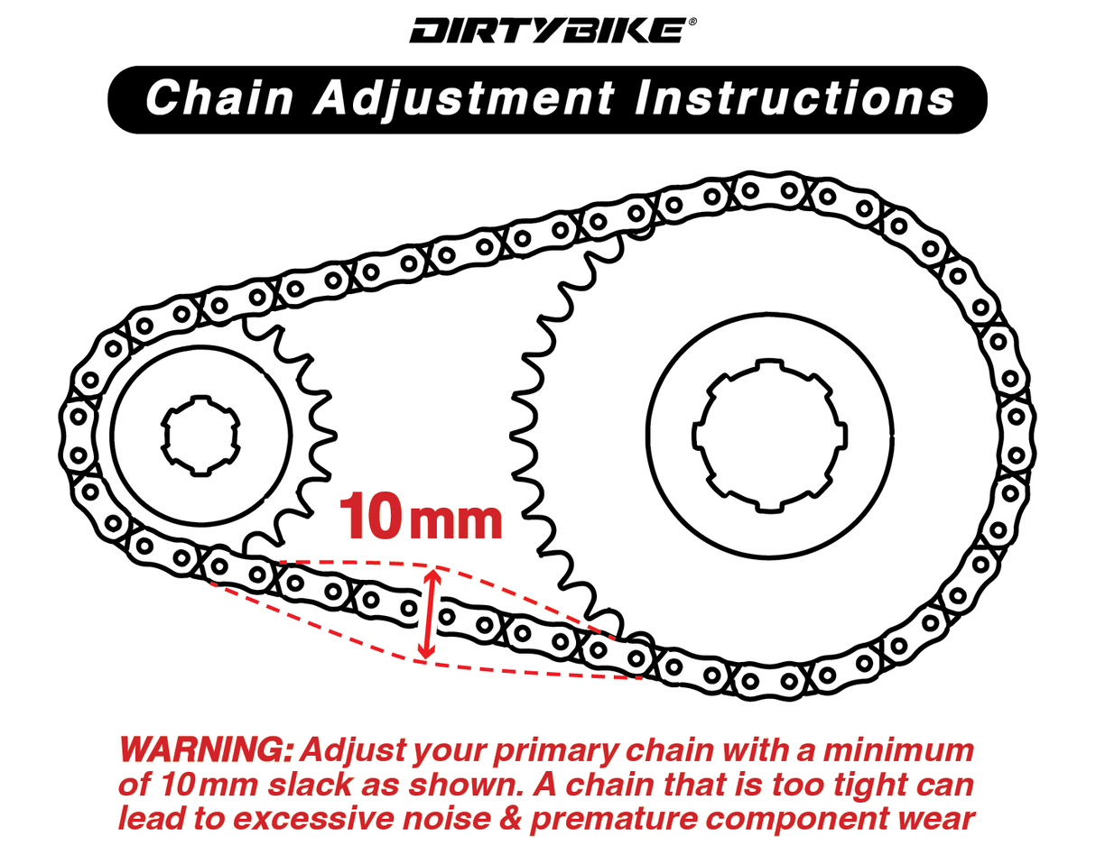 Primary Belt to Chain Conversion Kit | 219 RK Sealed O-Ring | E Ride Pro SR
