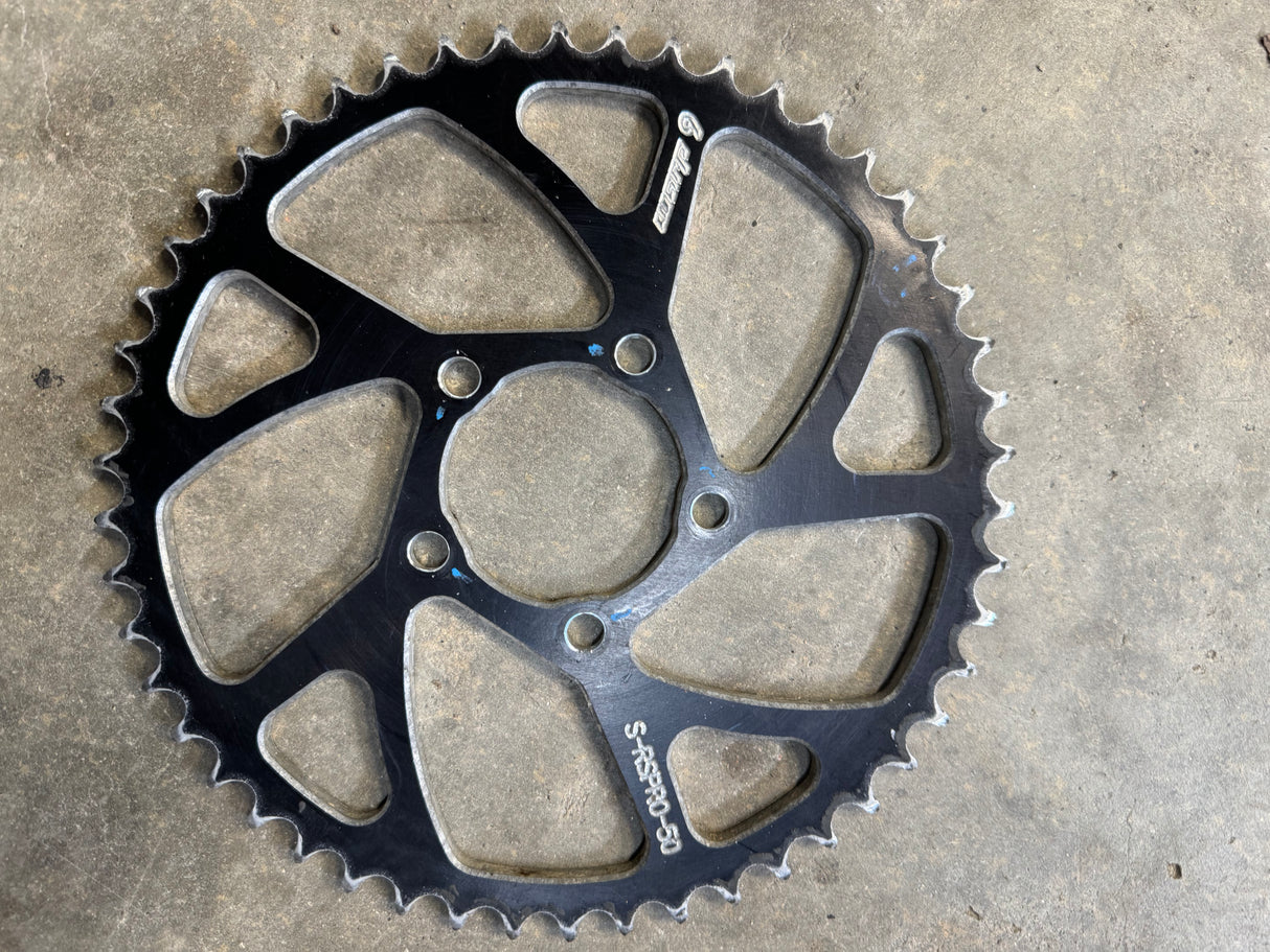 Used warp 9 50t sprocket