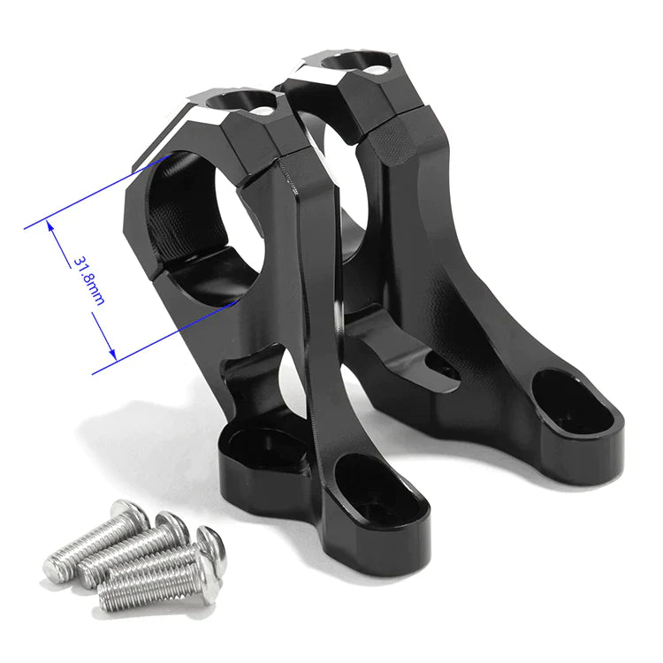 Solid Mount Aluminum Handle Bar Riser Sur-Ron LBX Talaria Sting
