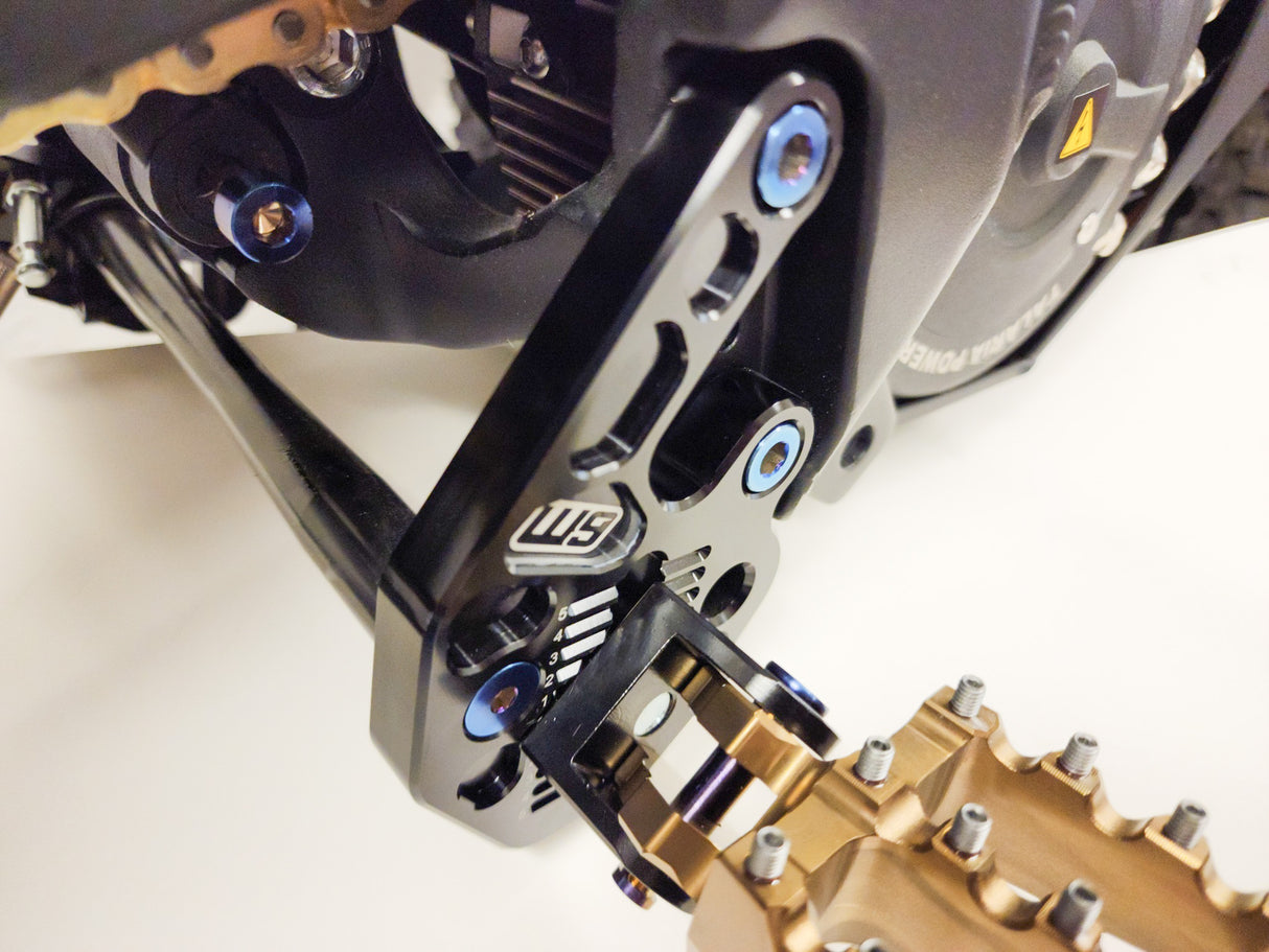 Talaria Sting Adjustable Footpeg mount and kickstand