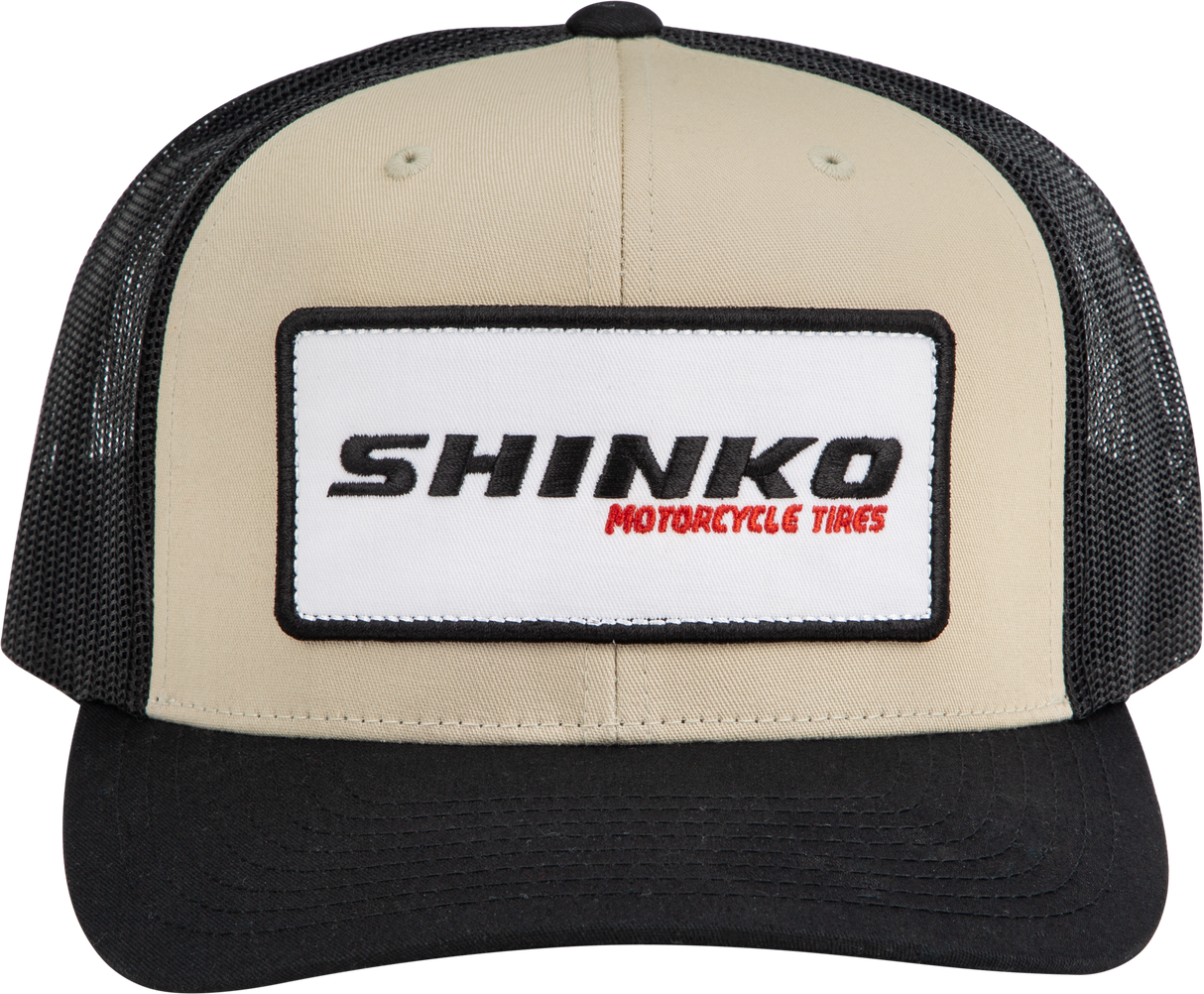 SHINKO, Shinko Snapback Hat Black and Natural - Durable Cotton Cap with Adjustable Fit