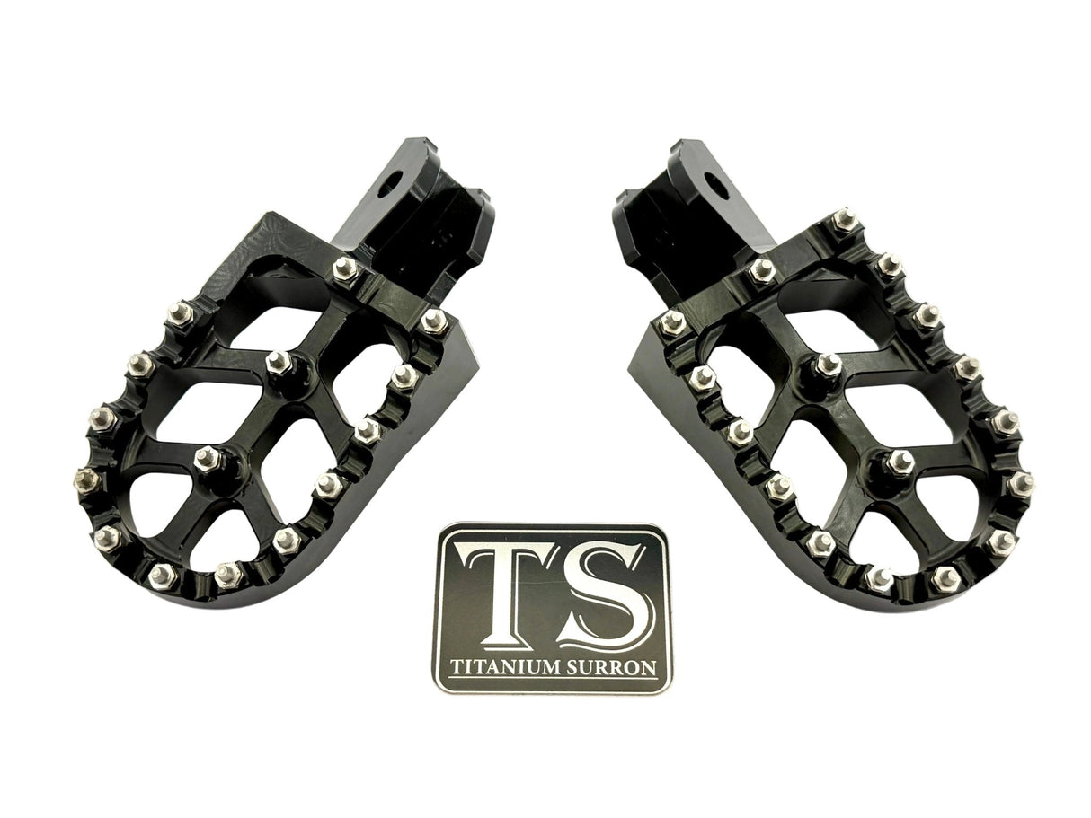 Anodized Aluminum Foot Pegs for Surron and Similar E-moto