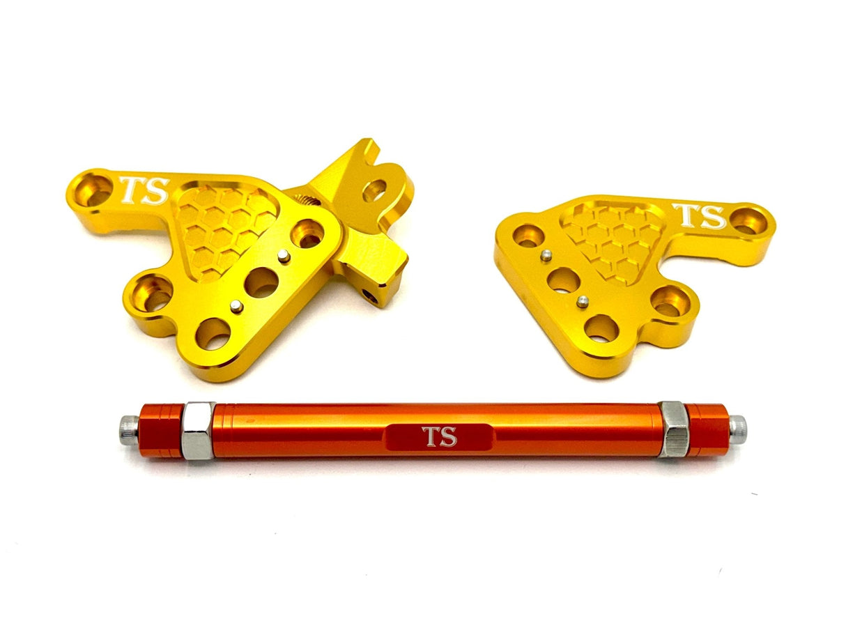 Custom CNC Aluminum Footpeg Bracket Assembly Talaria MX3, MX4, MX5, XXX