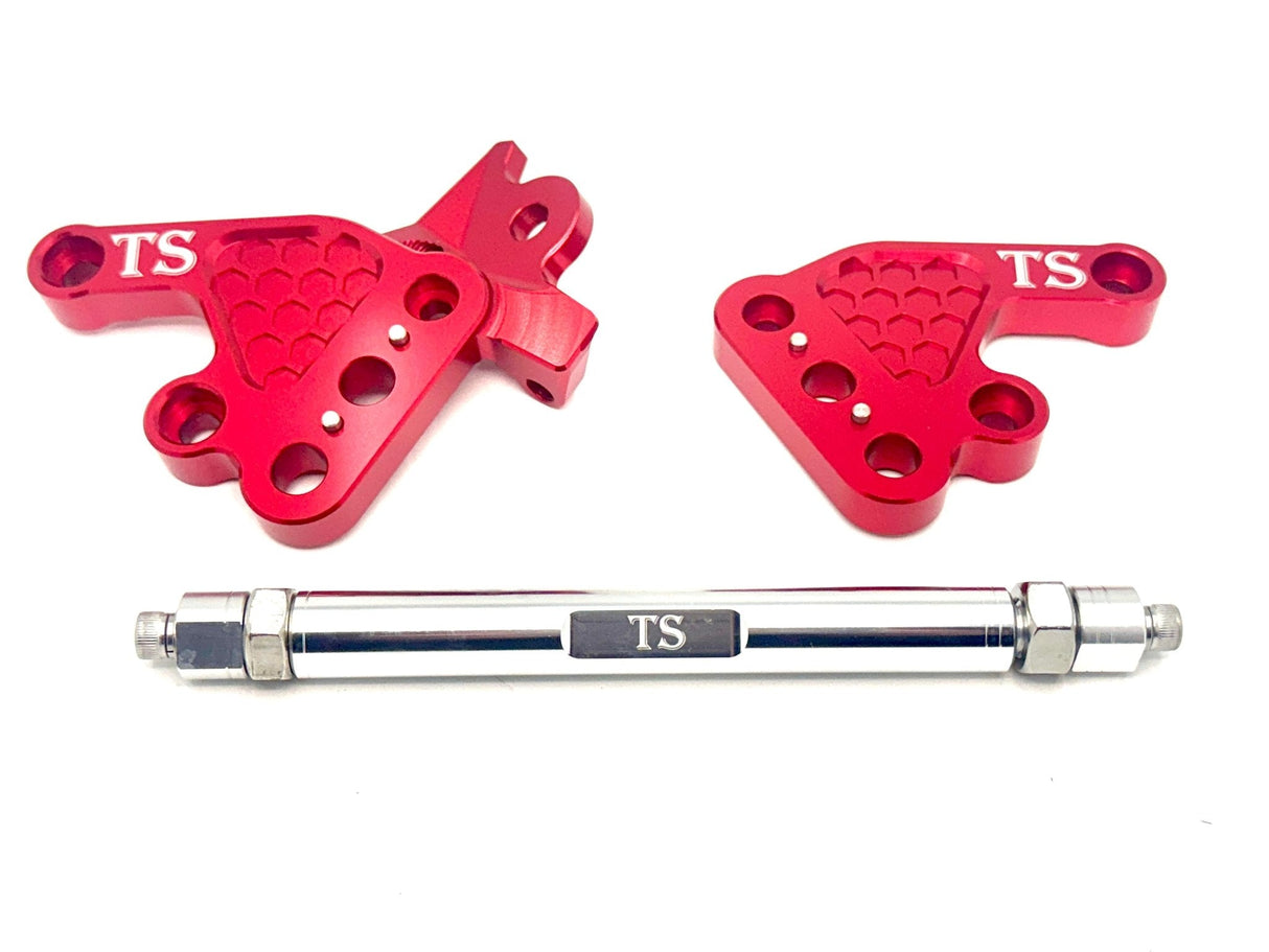 Custom CNC Aluminum Footpeg Bracket Assembly Talaria MX3, MX4, MX5, XXX