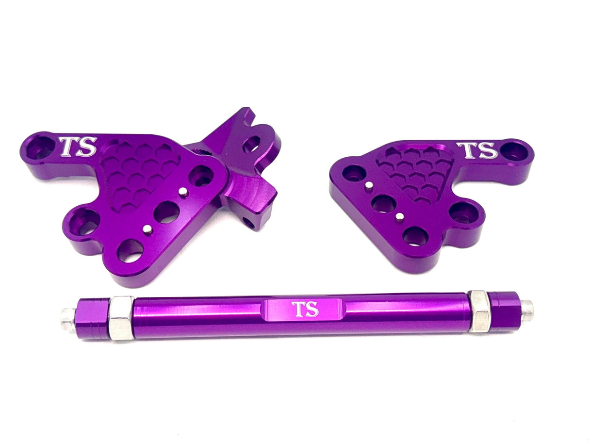 Custom CNC Aluminum Footpeg Bracket Assembly Talaria MX3, MX4, MX5, XXX