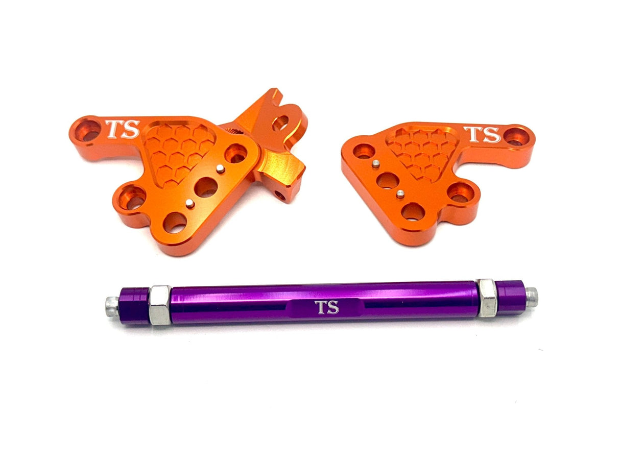 Custom CNC Aluminum Footpeg Bracket Assembly Talaria MX3, MX4, MX5, XXX