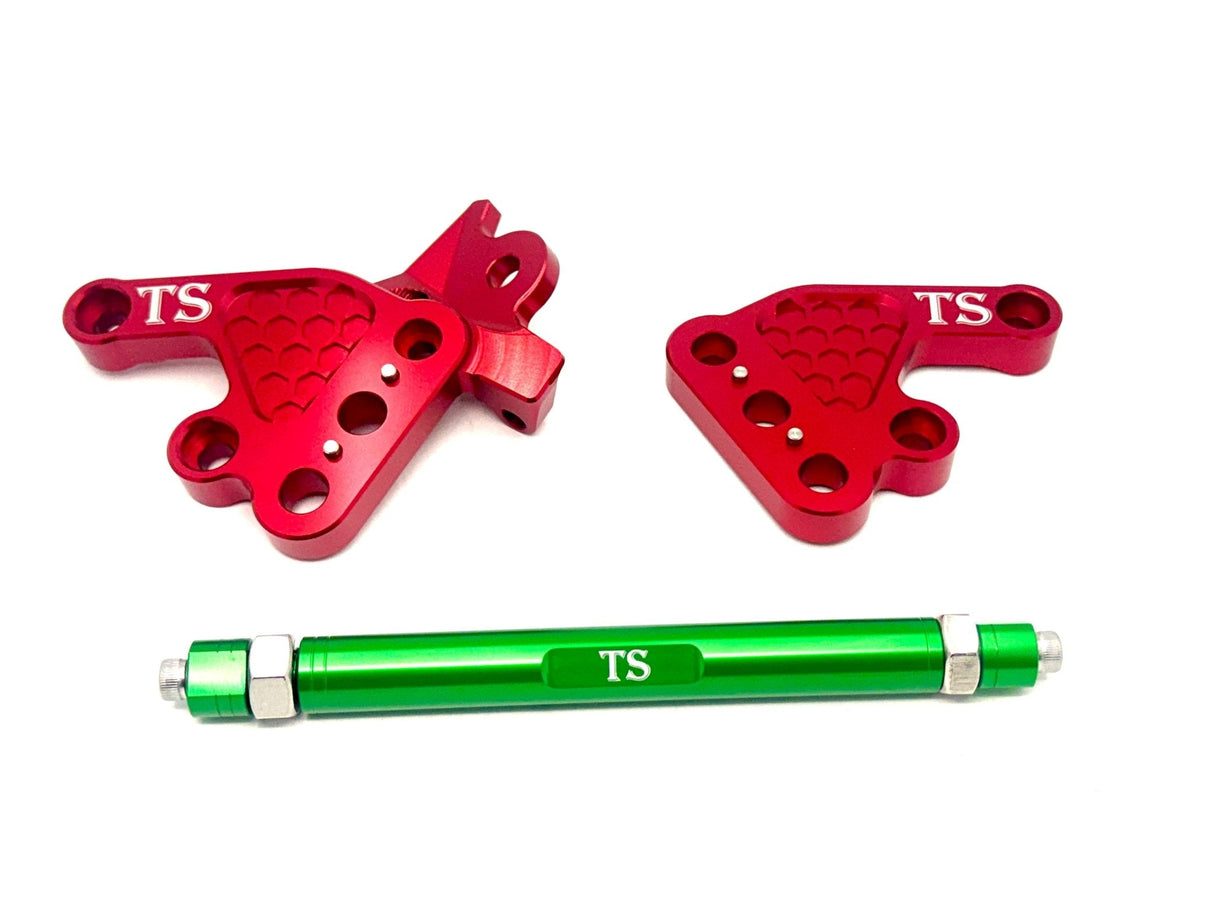 Custom CNC Aluminum Footpeg Bracket Assembly Talaria MX3, MX4, MX5, XXX