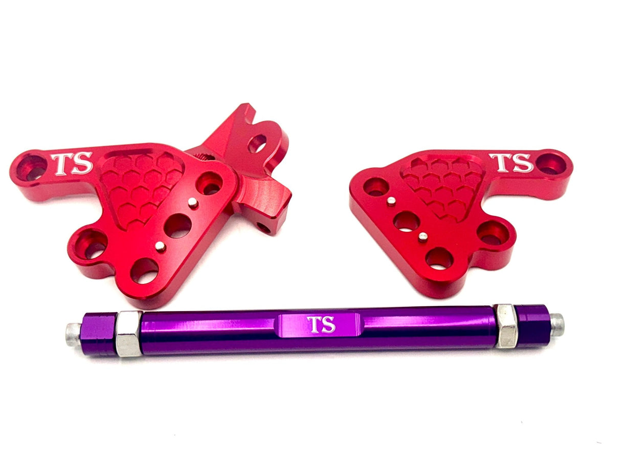 Custom CNC Aluminum Footpeg Bracket Assembly Talaria MX3, MX4, MX5, XXX