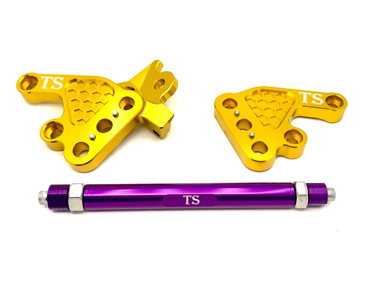 Custom CNC Aluminum Footpeg Bracket Assembly Talaria MX3, MX4, MX5, XXX