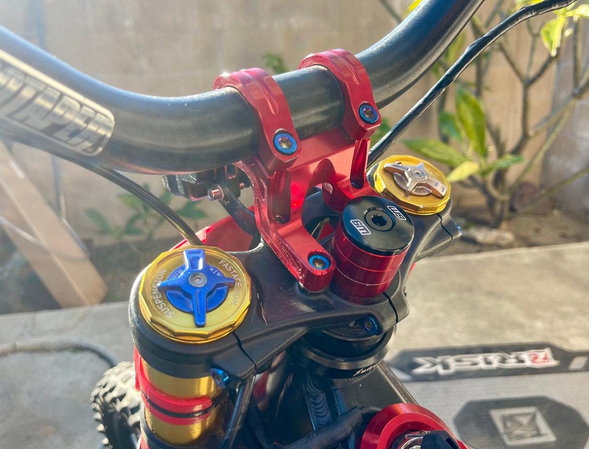 Custom Titanium Direct Mount Stem Bolt Kit for Surron, Talaria, & other E-moto