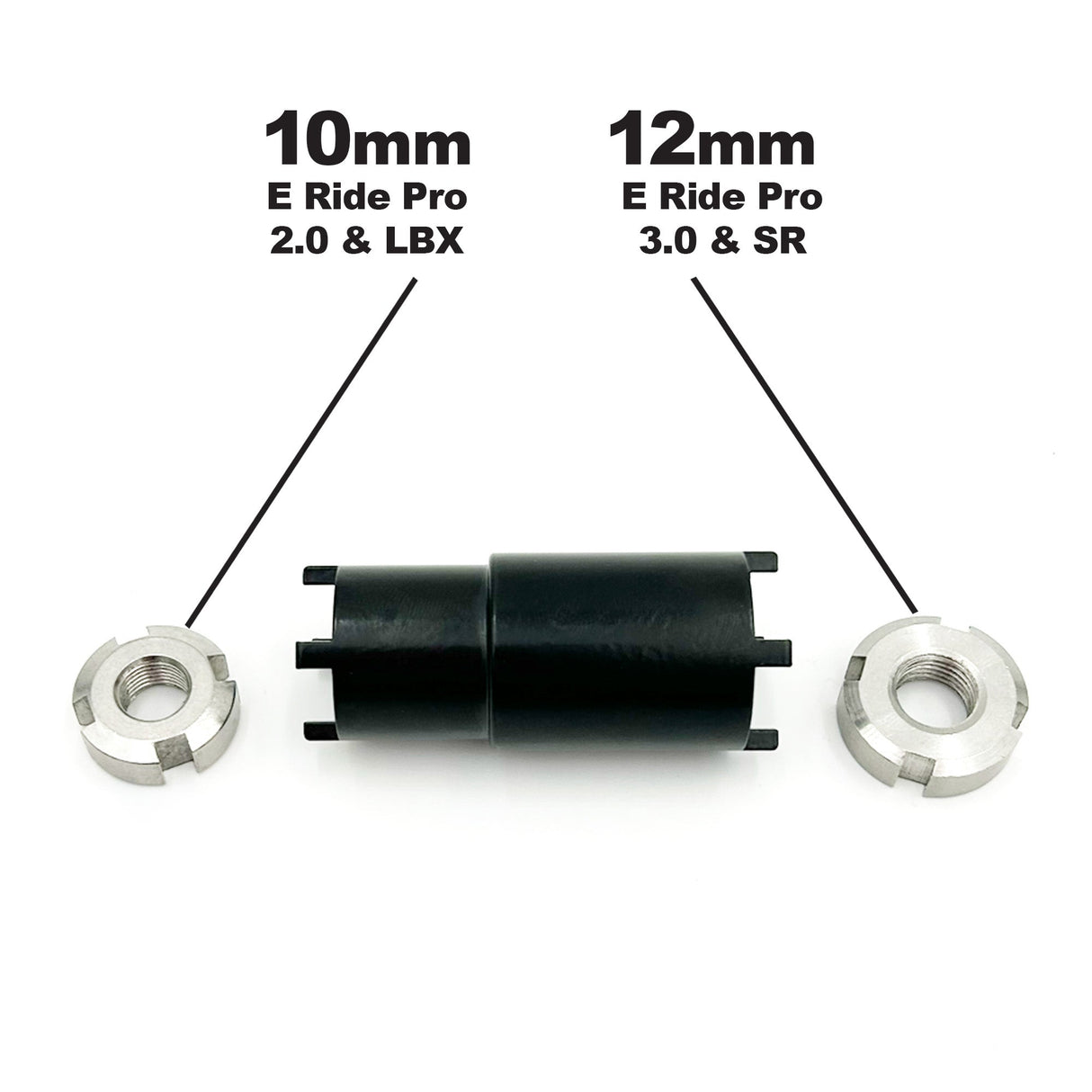 4-Prong Double-Ended Mid Shaft Nut Tool