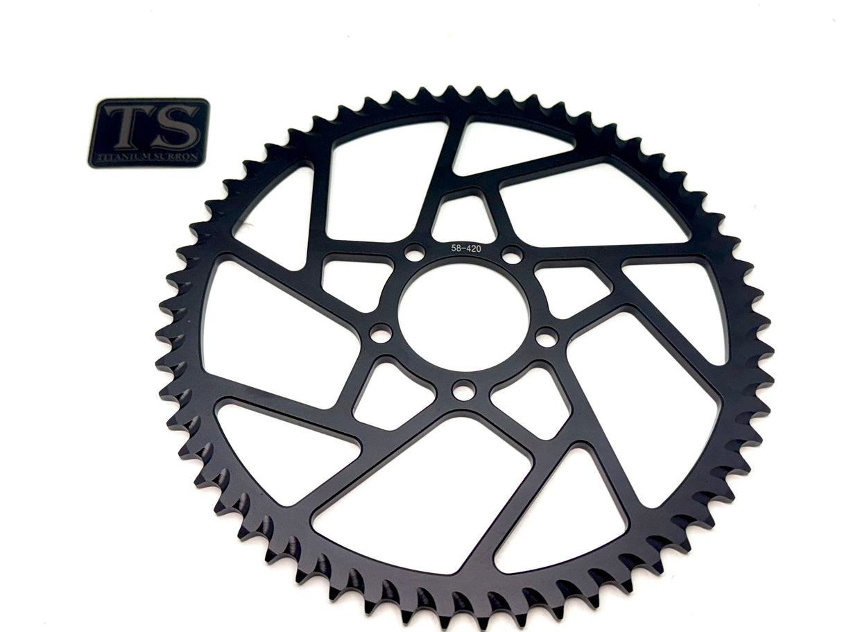 Hardened Aluminum 420 Sprockets for E-moto 48-58T