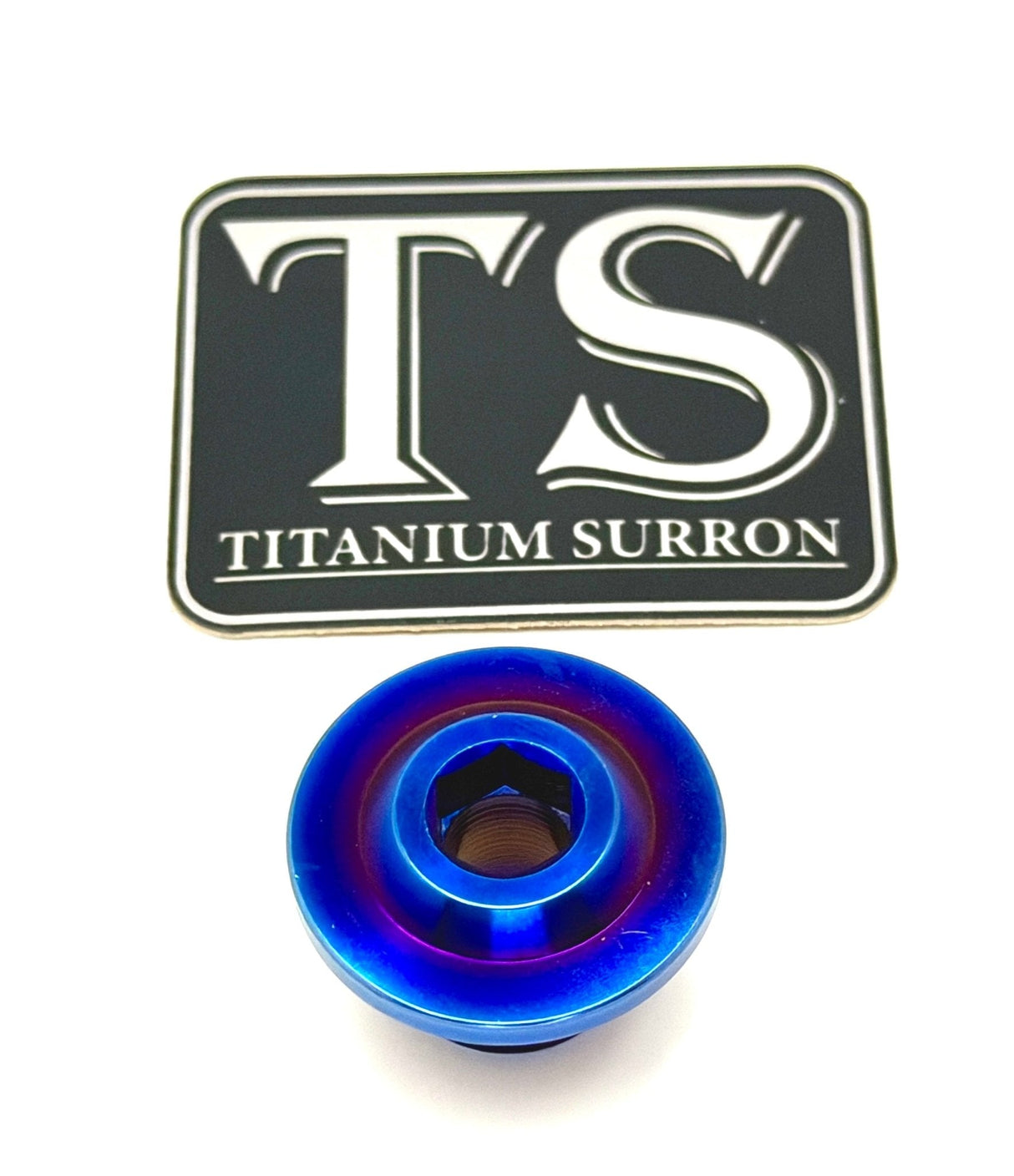 Titanium Surron Ultra Bee OEM KKE Fork Axle End-Bolt
