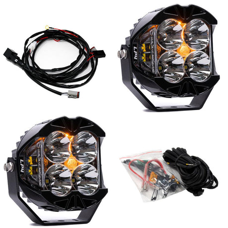 LP4 Pro Black LED Auxiliary Light Pod Pair - Universal Baja Designs