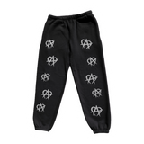 Anarchy Reflective Sweatpants Black