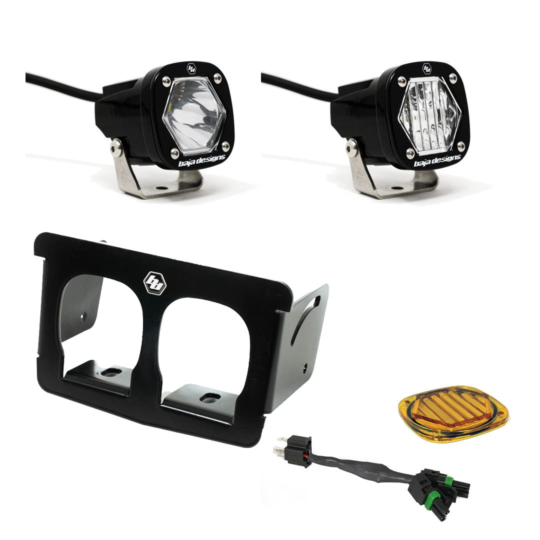 S1 Black LED Auxiliary Light Pod Kit - Universal Baja Designs