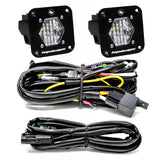 S1 Black Flush Mount LED Auxiliary Light Pod Kit - Universal Baja Designs