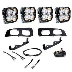 Squadron 2.0 Pro Dual Fog Pocket Light Kit Ford 2023-26 F-250/350 Super Duty Upfitter Baja Designs