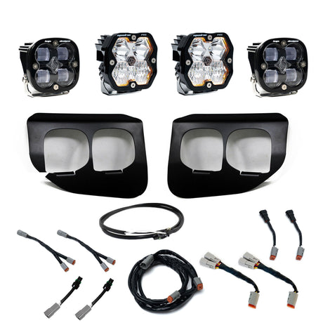 Squadron 2.0 Pro/Squadron Sae Dual Fog Pocket Light Kit Ford 2020-22 F-250/350 Super Duty Clear Baja Designs