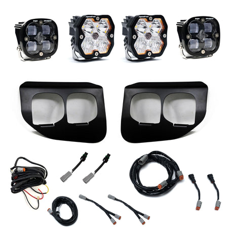 Squadron 2.0 Sport/Squadron Sae Dual Fog Pocket Light Kit Ford 2020-22 F-250/350 Super Duty Clear Baja Designs