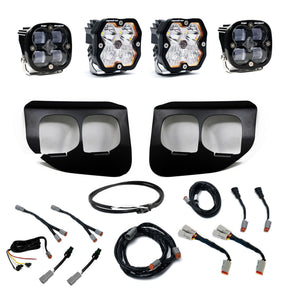 Squadron 2.0 Sport/Squadron Sae Dual Fog Pocket Light Kit Ford 2020-22 F-250/350 Super Duty Clear Baja Designs