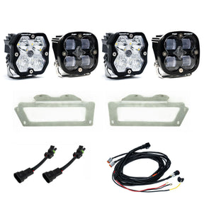 Squadron 2.0 Sport/Squadron Sae Dual Fog Pocket Light Kit Ram 2009-12 1500 2010-18 2500/3500 Baja Designs