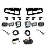 Squadron 2.0 Sport/S2 Sport/S2 Sae Sportman Fog Pocket Light Kit Ford 2021-27 Bronco 2022-24 Bronco Raptor w/ Steel Bump